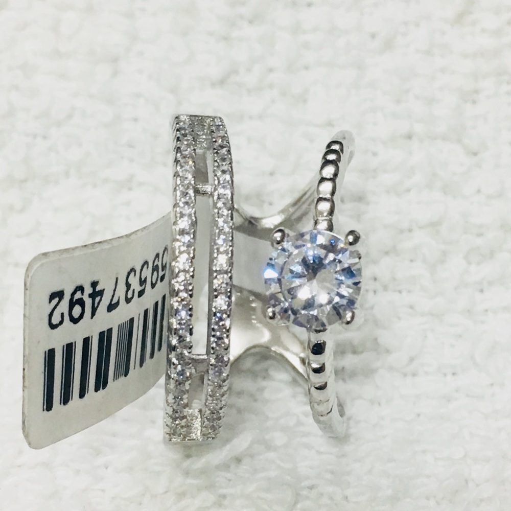 🔥NWT🔥 Two Ring Design 925 Sterling Silver Ring